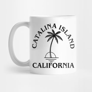 Retro Cool Original Catalina Island Palm Tree Novelty Mug